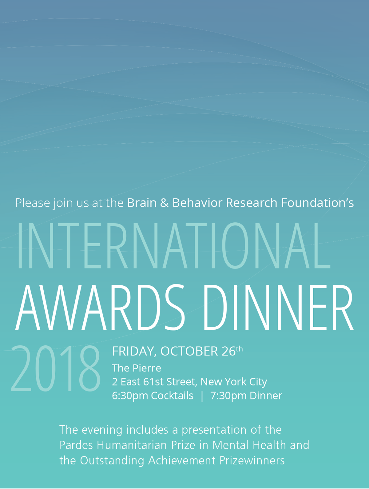 International Awards Dinner 2018
International Awards Dinner 2018