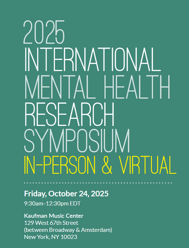 International Mental Health Research Symposium
 International Mental Health Research Symposium
